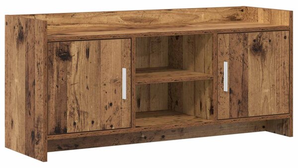 TV szekrény 102 x 33 x 47 cm Antik Fa Szerelt Fa