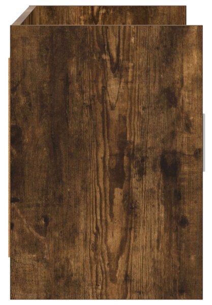 TV szekrény 102 x 33 x 47 cm Füstös Tölgy Szerelt Fa