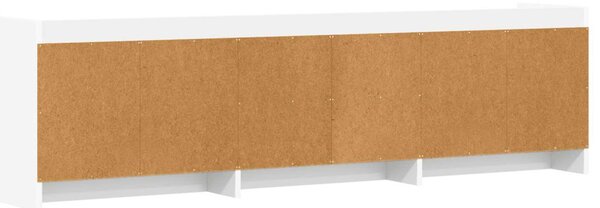 TV szekrény 168 x 33 x 47 cm Fehér Szerelt Fa