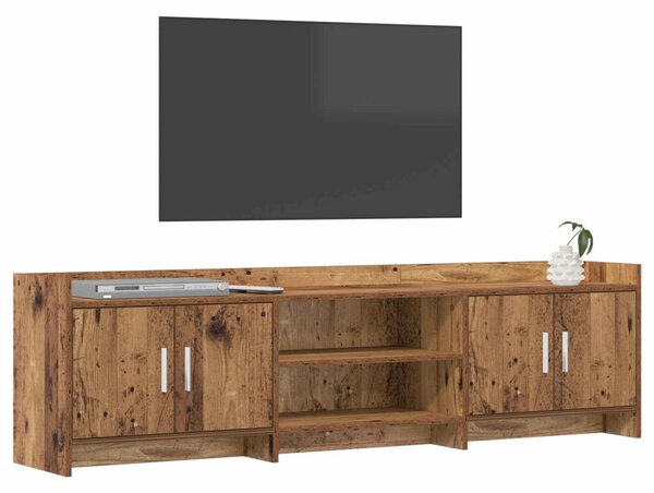 TV szekrény 168 x 33 x 47 cm Antik Fa Szerelt Fa