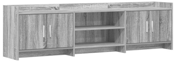 TV szekrény 168 x 33 x 47 cm Szürke Sonoma Szerelt Fa