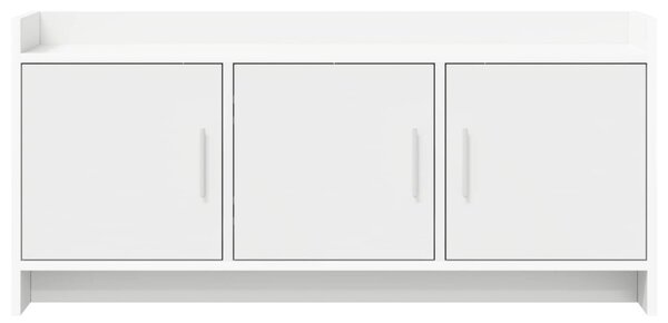 TV szekrény 102 x 33 x 47 cm Fehér Szerelt Fa