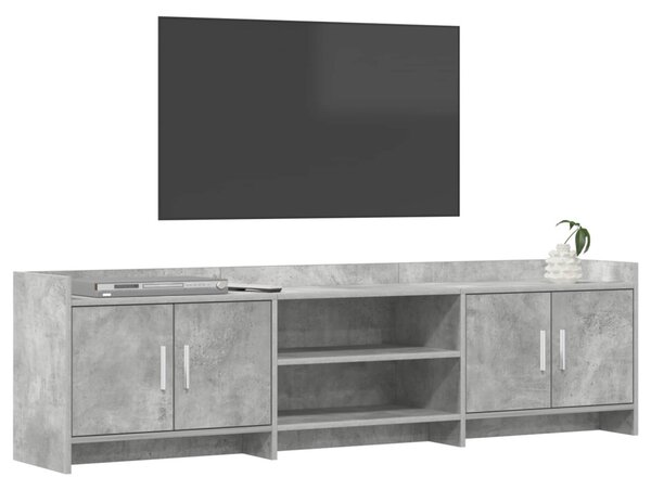 TV szekrény 168 x 33 x 47 cm Betonszürke Szerelt Fa