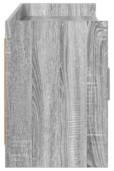 TV szekrény 168 x 33 x 47 cm Szürke Sonoma Szerelt Fa