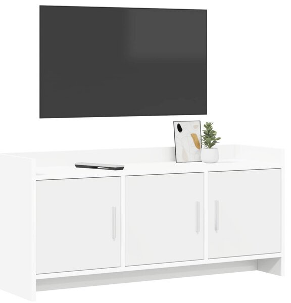 TV szekrény 102 x 33 x 47 cm Fehér Szerelt Fa