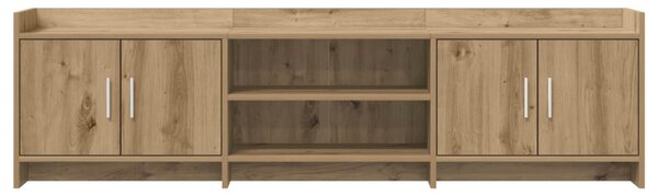 TV szekrény 168 x 33 x 47 cm Kézműves Tölgy Szerelt Fa