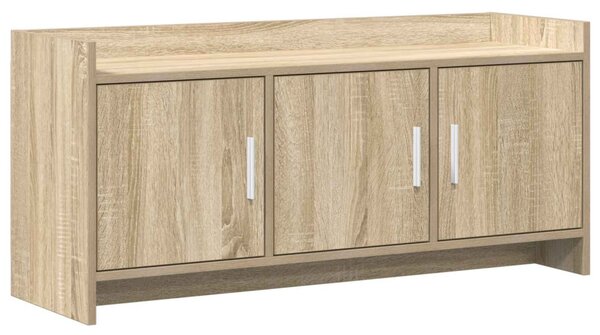 TV szekrény 102 x 33 x 47 cm Sonoma Tölgy Szerelt Fa