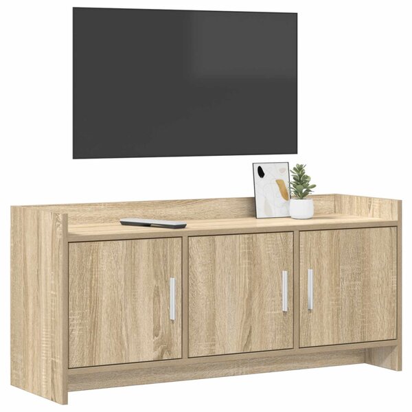 TV szekrény 102 x 33 x 47 cm Sonoma Tölgy Szerelt Fa