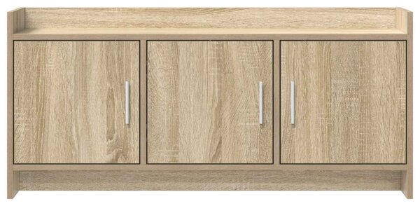 TV szekrény 102 x 33 x 47 cm Sonoma Tölgy Szerelt Fa