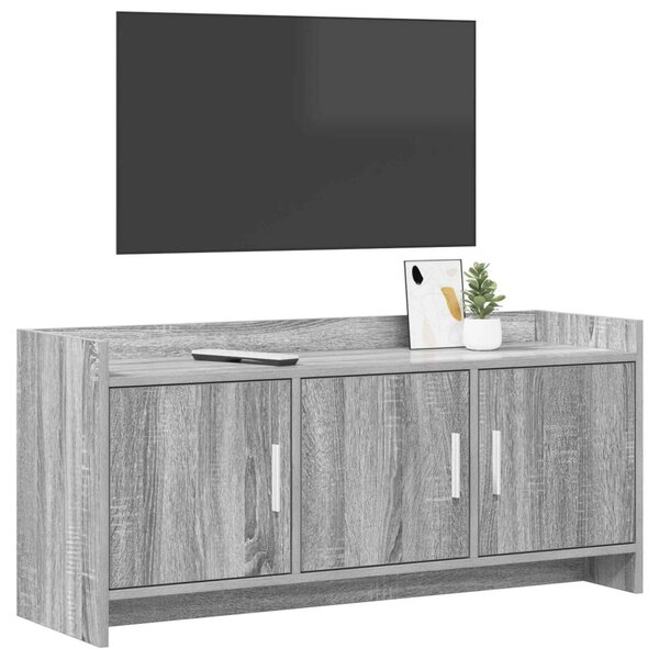 TV szekrény 102 x 33 x 47 cm Szürke Sonoma Szerelt Fa