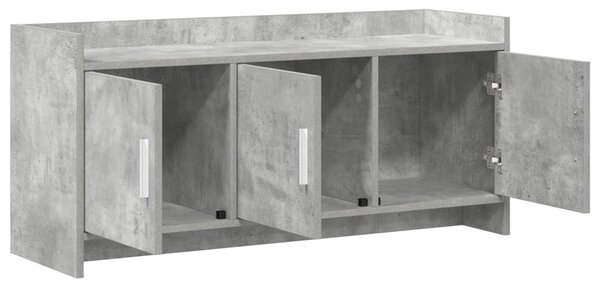 TV szekrény 102 x 33 x 47 cm Betonszürke Szerelt Fa