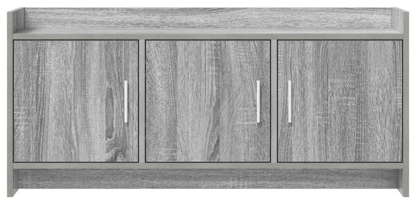 TV szekrény 102 x 33 x 47 cm Szürke Sonoma Szerelt Fa