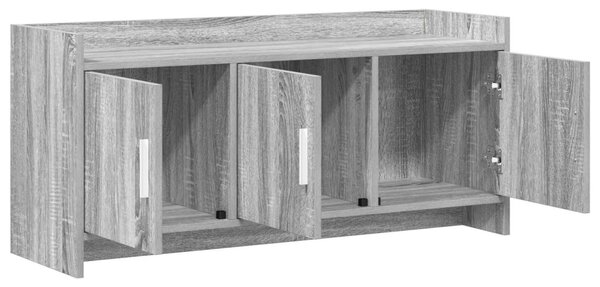 TV szekrény 102 x 33 x 47 cm Szürke Sonoma Szerelt Fa