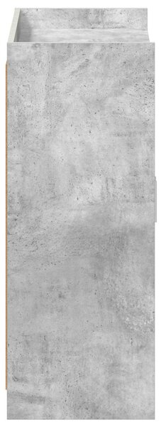 Cipőszekrény tárolóval Betonszürke 73,5 x 36 x 92 cm Szerelt Fa