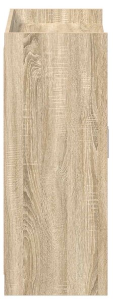 Cipőszekrény ajtóval Sonoma Tölgy 73,5 x 36 x 92 cm Szerelt Fa