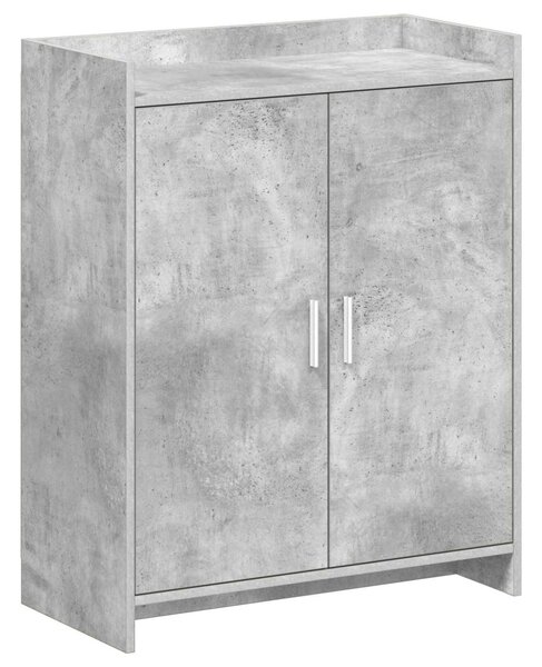 Cipőszekrény tárolóval Betonszürke 73,5 x 36 x 92 cm Szerelt Fa