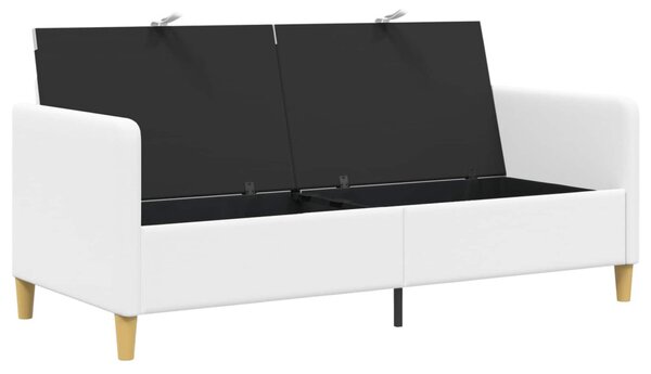 Tárolós Kanapé Fehér 172 x 78 x 87 cm Poliészter