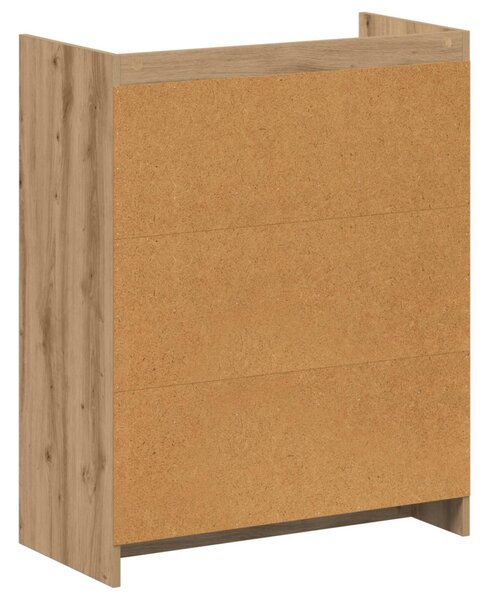 Cipőszekrény Kézműves Tölgy 73,5 x 36 x 92 cm Szerelt Fa