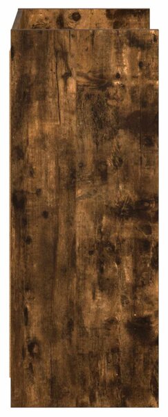 Cipőszekrény tárolóval Füstös Tölgy 48 x 36 x 92 cm Szerelt Fa