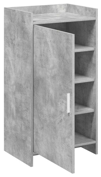 Cipőszekrény tárolóval Betonszürke 48 x 36 x 92 cm Szerelt Fa