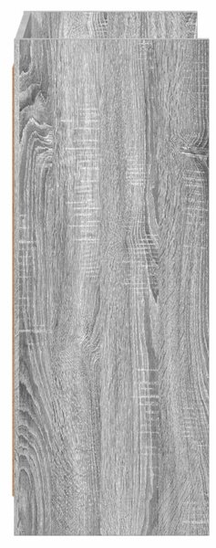 Cipőszekrény tárolóval Szürke Sonoma 48 x 36 x 92 cm Szerelt Fa