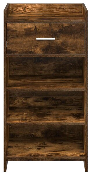 Cipőszekrény fiókkal Füstös Tölgy 48 x 36 x 92 cm Szerelt Fa