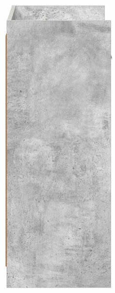 Cipőszekrény fiókkal Betonszürke 48 x 36 x 92 cm Szerelt Fa