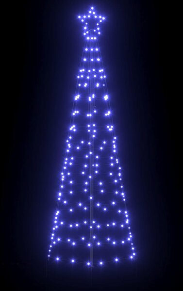 LED Karácsonyi Fenyő EKENAS 250 cm 390 LED Kék Acél Kék