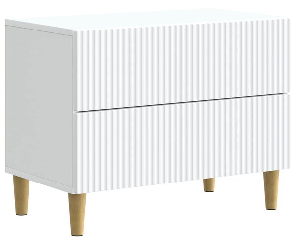 Éjjeliszekrény fiókkal Fehér 62 x 34,5 x 48 cm Szerelt Fa