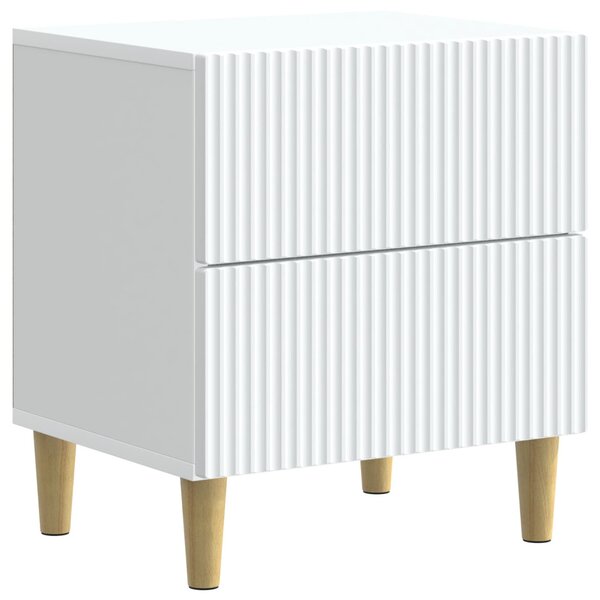 Éjjeliszekrény fiókkal 2 pcs Fehér 43 x 34,5 x 48 cm Szerelt Fa