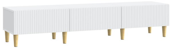 TV szekrény fiókkal Fehér 147 x 34,5 x 30 cm Szerelt Fa