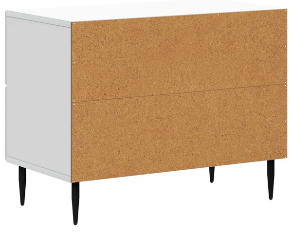 Éjjeliszekrény fiókkal Fehér 62 x 34,5 x 47,5 cm Szerelt Fa
