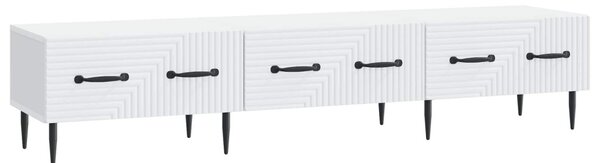 TV szekrény fiókkal Fehér 147 x 34,5 x 30 cm Szerelt Fa