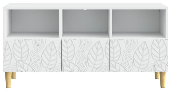 TV szekrény 102 x 34,5 x 50 cm Fehér Szerelt Fa
