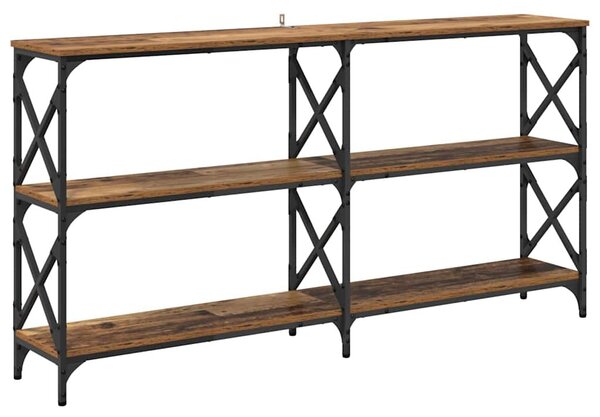 Konzolasztal Öreg fa 156 x 28 x 80,5 cm Szerelt Fa