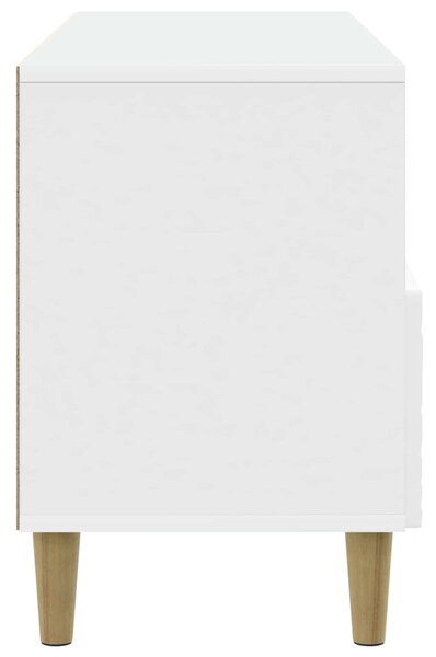 TV szekrény 102 x 34,5 x 50 cm Fehér Szerelt Fa