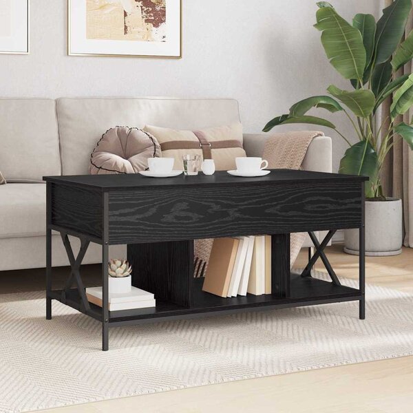 Dohányzóasztal Musta tammi 100 x 55 x 50 cm Faanyag