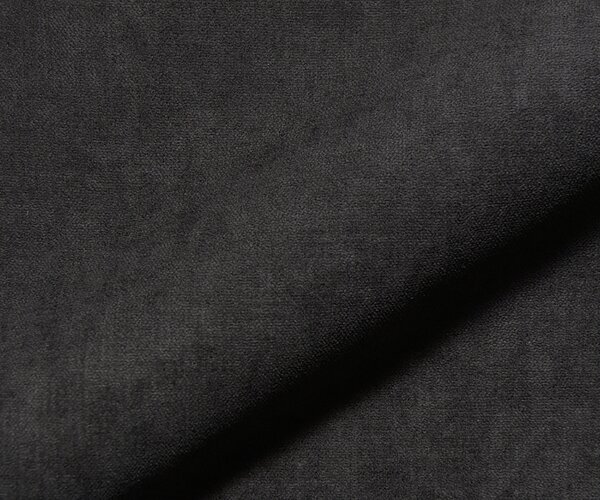 DELIFE Nagy kanapé Sirpio 230x95 cm mikroszálas fekete puffal