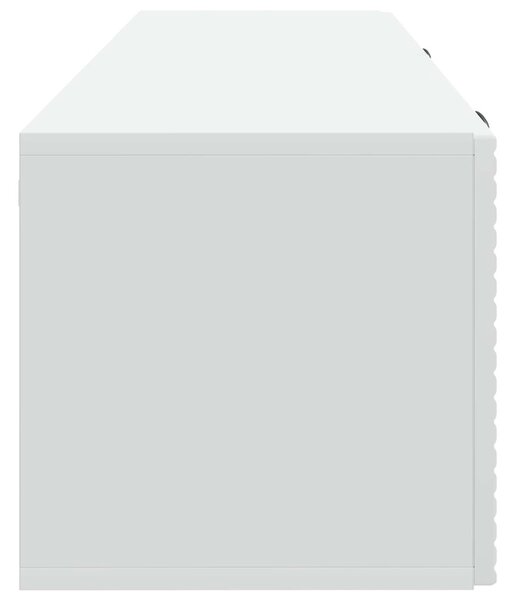 Fali TV szekrény Fehér 98 x 31 x 30 cm Szerelt Fa