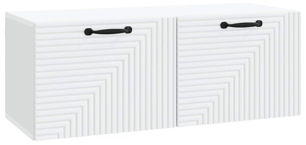 Fali TV szekrény Fehér 78,5 x 31 x 30 cm Szerelt Fa