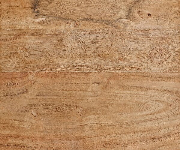 DELIFE Komód Stonegrace 175 cm akác természetes 2 ajtós 3 fiókos kőfurnér V láb