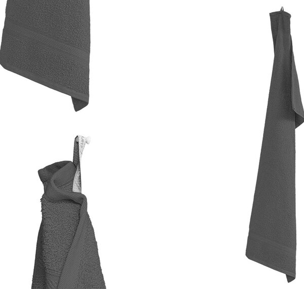 CLARYSSE ELEGANCE törölköző 60x110 cm szürke, 100% pamut