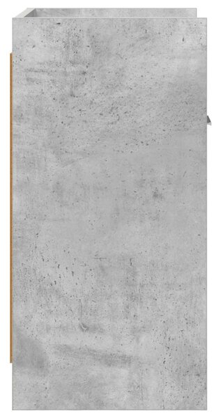 Éjjeliszekrények 2 pcs Betonszürke 40 x 30 x 60 cm Szerelt Fa