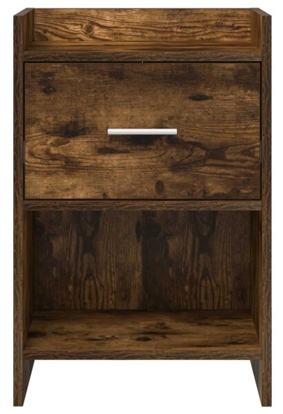 Éjjeliszekrények 2 pcs Füstös Tölgy 40 x 30 x 60 cm Szerelt Fa