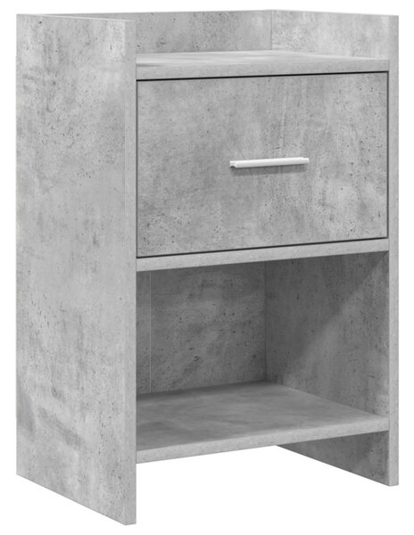 Éjjeliszekrények Betonszürke 40 x 30 x 60 cm Szerelt Fa
