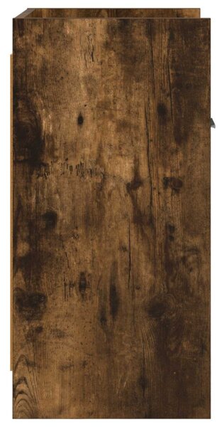 Éjjeliszekrények 2 pcs Füstös Tölgy 40 x 30 x 60 cm Szerelt Fa