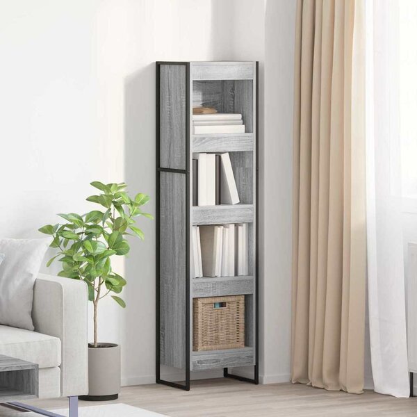 Könyvespolc Szürke Sonoma 40 x 30 x 155 cm Faanyag