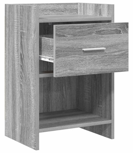 Éjjeliszekrények 2 pcs Szürke Sonoma 40 x 30 x 60 cm Szerelt Fa