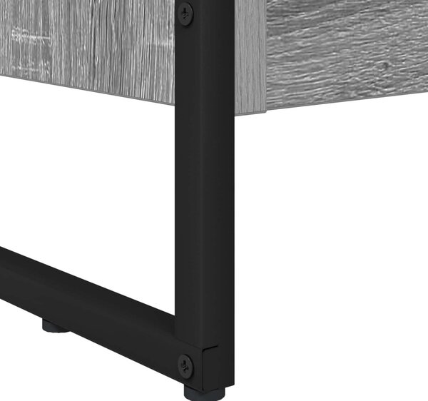 Könyvespolc Szürke Sonoma 60 x 30 x 155 cm Faanyag