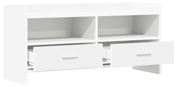 TV szekrény 100 x 33 x 47 cm Fehér Szerelt Fa